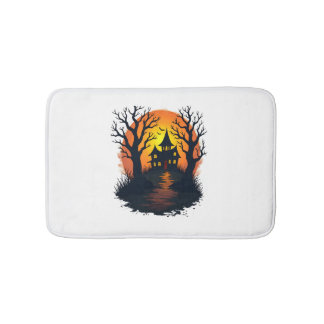 Hemlig skog - Spooky Halloween Nature Tee Badrumsmatta