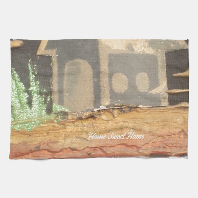 Hemlig, söt, hembild Skriv ut Kökshandduk (Horisontell)