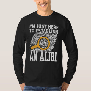 Hemlig Spion Privatdetektiv Brottsplatsutredare Im T Shirt