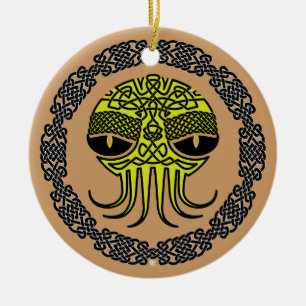 Hemlig Squidmas prydnad - Julgransprydnad Keramik