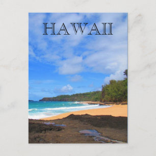 hemlig strand hawaii vykort
