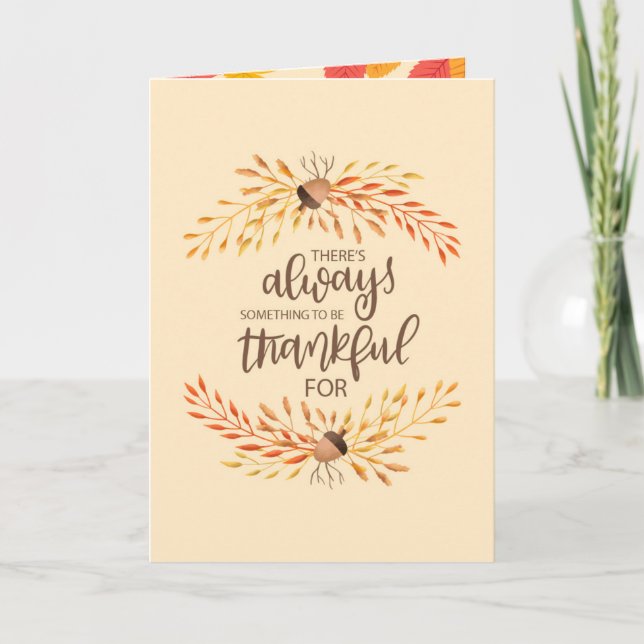 Hemlig syster Happy thanksgiving Kort (Framsida)