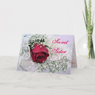 Hemlig syster-Rose & Snurra-alla tillfällen Kort
