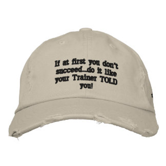 Hemlig till framgång broderad keps