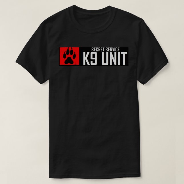 Hemlig tjänst K9 3 T Shirt (Design framsida)