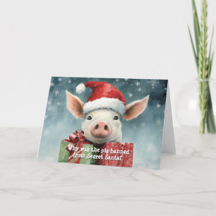 Hemlig tomte Gris jul Kort