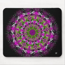 Hemlig trädgård (färgfull abstrakt mönster) musmatta