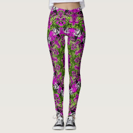 Hemlig trädgård (färgrik abstrakt mönster) leggings