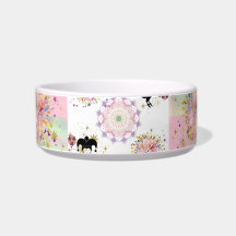 Hemlig trädgård med Harlequin... Pet Bowl