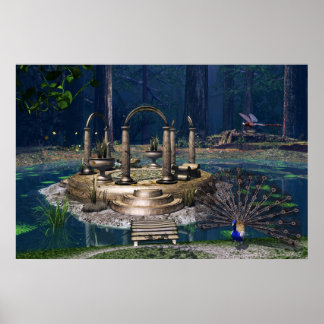 Hemlig trädgård poster