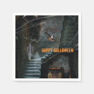 Hemlig trappa Halloween Pappersservett