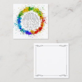 Hemlig välsignelse på engelska och Hebrew Paint Sp