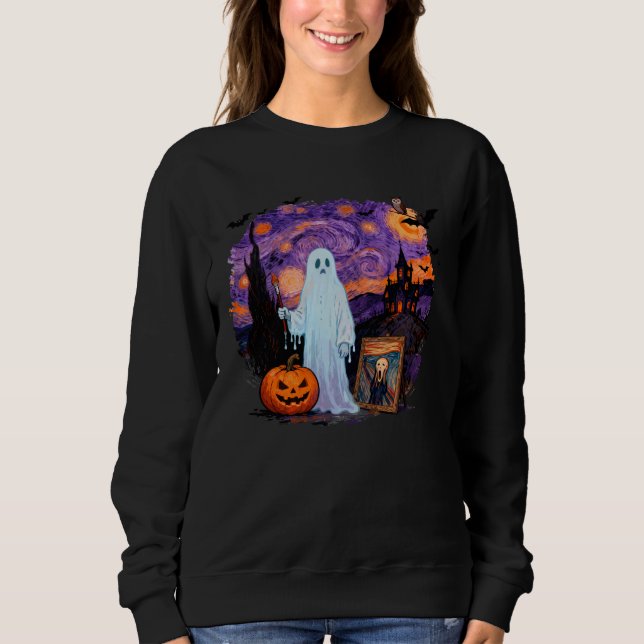 Hemlig värdanda - Halloween-skräcknattsscen T Shirt (Framsida)