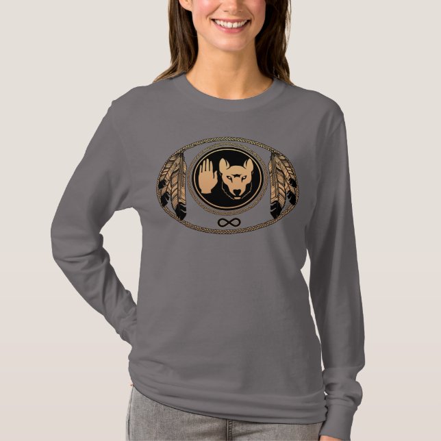 Hemlig Varg Shirt Metis Rebells Women's Shirts T (Framsida)