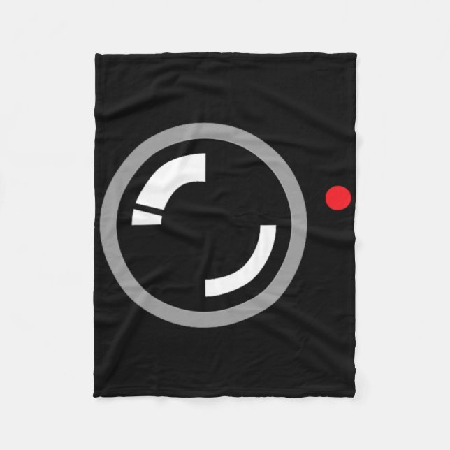 Hemlig videoinspelning Funny Cameraman Halloween C Fleecefilt (Framsidan)