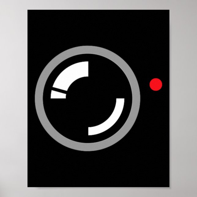 Hemlig videoinspelning Funny Cameraman Halloween C Poster (Framsidan)