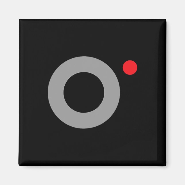 Hemlig videouppspelning Funny Secret Agent Hallowe Magnet (Framsidan)