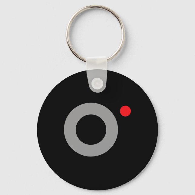 Hemlig videouppspelning Funny Secret Agent Hallowe Nyckelring (Framsida)