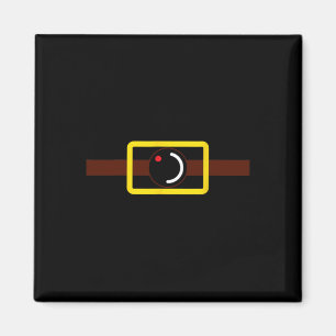 Hemlig videouppspelningsfunktion Kamera Halloween- Magnet
