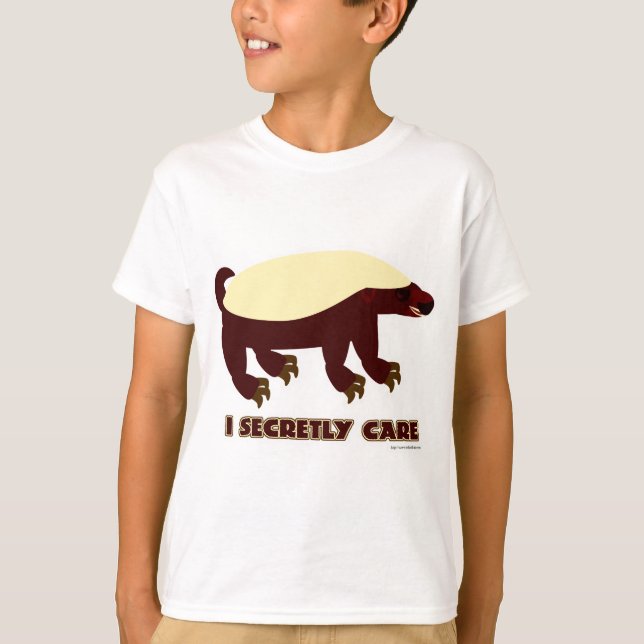 Hemliga bilar i Honey badger T-shirt (Framsida)