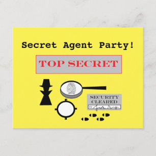"Hemliga inbjudningar till Agent/Spy-partiet"