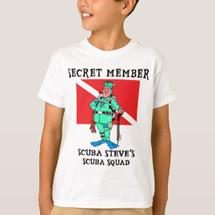 Hemliga medlemSCUBASteve ungar T-shirt