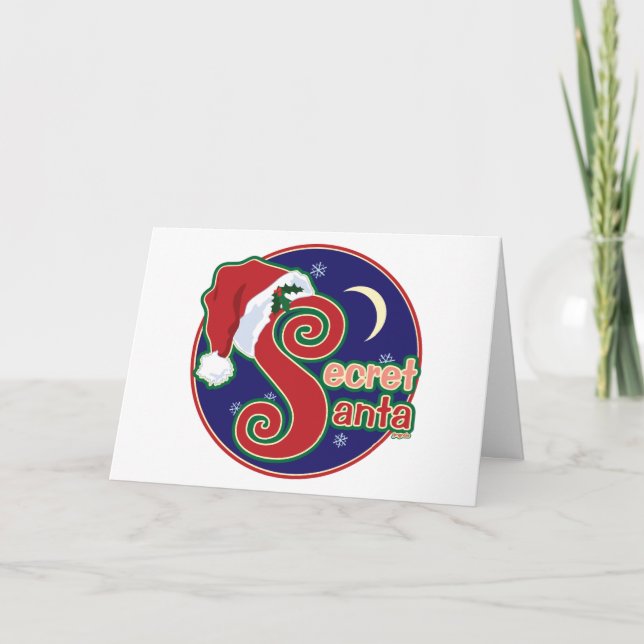 Hemliga Santa Helgkort (Framsida)