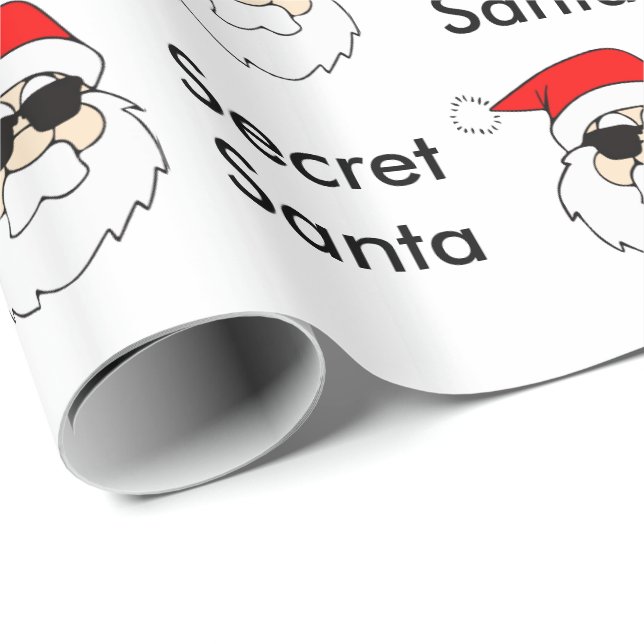 Hemliga Santa som slår in papper Presentpapper (Rullad Hörn)