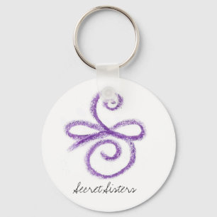 Hemliga systrar knyter kontakt Keychain D2 Nyckelring