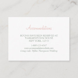 Hemliga trädgårdsbostäder i  Bröllop Tilläggskort