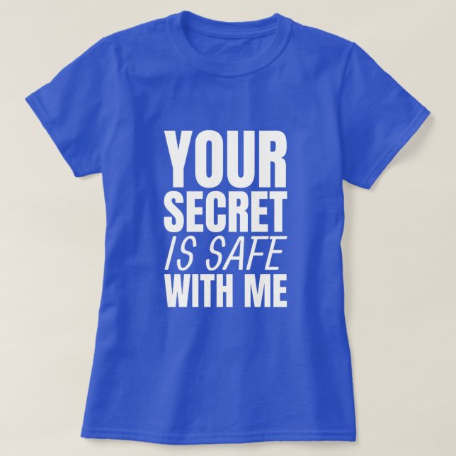 Hemligheten är Säker - Lusnyvit Ljug Party T-Shirt (Design framsida)