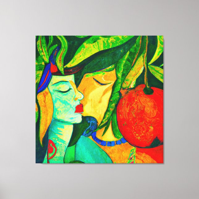 Hemligheten hos Mango II-målningen Canvastryck (Framsida)