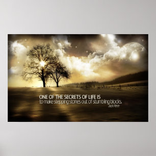 Hemligheter av det Motivational affischtrycket för Poster