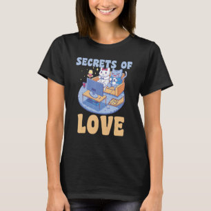 Hemligheter för spel i Kärlek Meow-spel för katter T Shirt