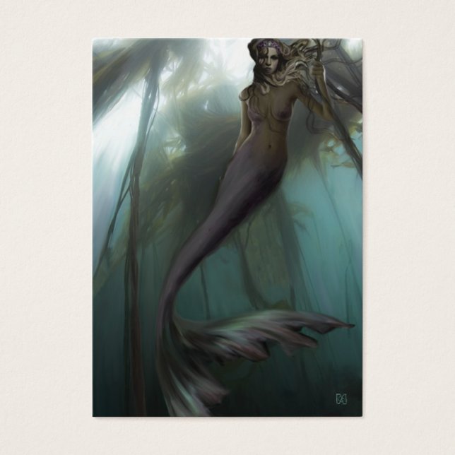 Hemligheter från Deep Gift-Märkrn Visitkort (Framsidan)