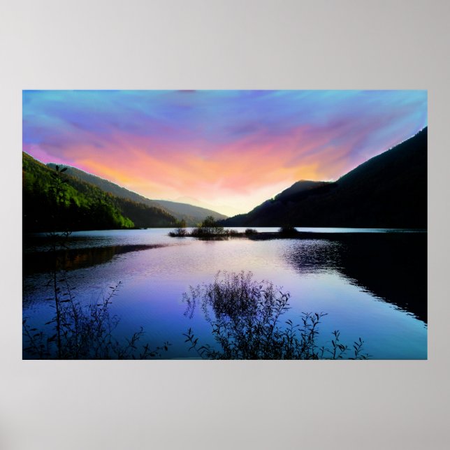 Hemligheter i Sunset Sjö Poster (Framsidan)