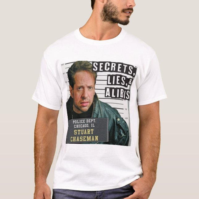 Hemligheter Ljuger och Alibis T-Shirt (Framsida)