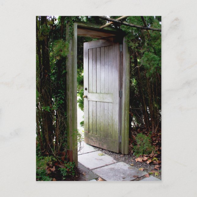 Hemlighetträdgård 1 vykort (Framsida)