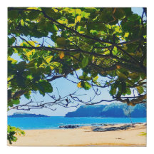 Hemligt fack, Kauai Canvas Wall Print