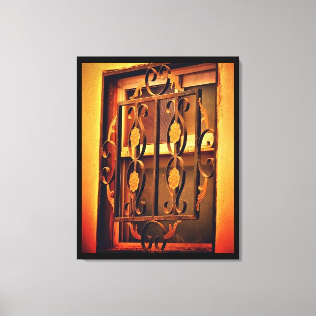 Hemligt fönster canvastryck (Framsida)