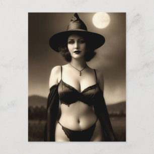 Hemligt Halloween-vykort Vykort