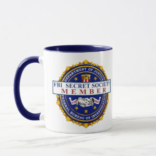 HEMLIGT SAMHÄLLE COVFEFE FÖR FBI MUGG