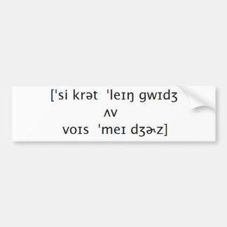 Hemligt språk bildekal