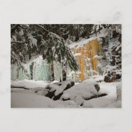 Hemlock & Iceflow, Smart's Brook, Thornton, NH Vykort