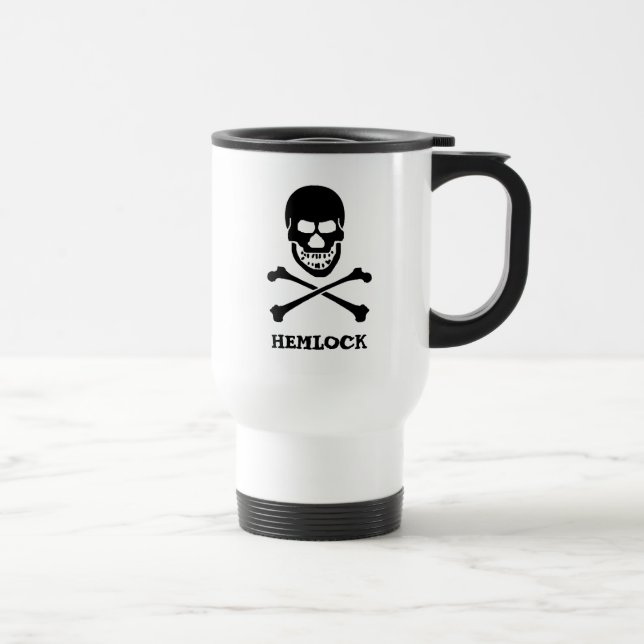 Hemlock Poison Black Skull och Crossbone Resemugg (Höger)