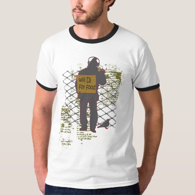 hemlös dj tee (Framsida)