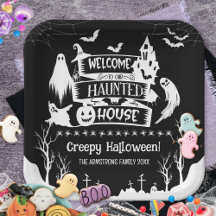 Hemlös House Halloween-familj