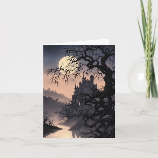 Hemlös Realm Halloween Helgkort (Framsida)