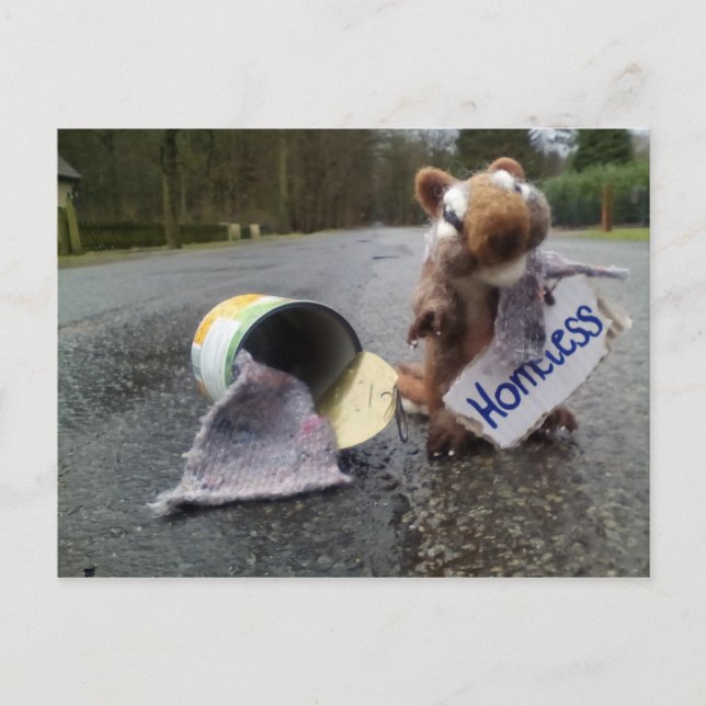 Hemlös Vykort (Framsida)