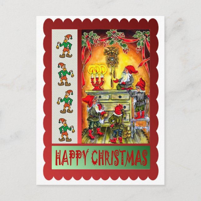 Hemlösa älvar helg vykort (Framsida)